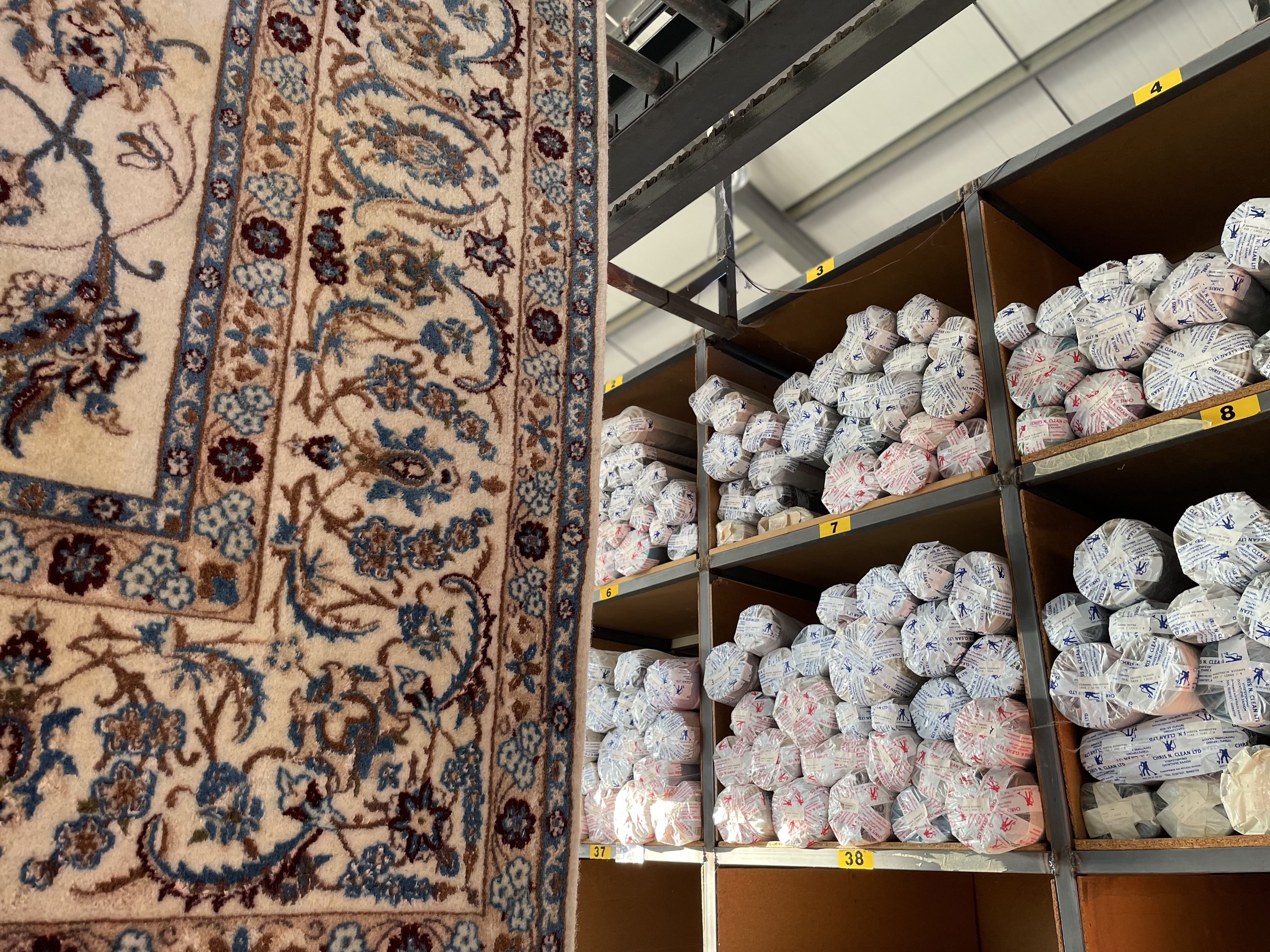 Carpet cleaning equipment and process